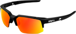 100% Speedcoupe Sunglasses - Black - Red Mirror 61031-100-43