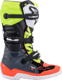 Alpinestars Youth Tech 7S Boots Black/Gray/Red/White/Yellow, US 2 / EU 34