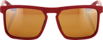 100% Renshaw Glasses - Soft Tact Crimson - Bronze Lens 61038-392-73