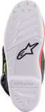 Alpinestars Youth Tech 7S Motorcycle Boots Black/Gray/Red/White/Yellow, US 3, EU 35.5, Part Number 2015017-9058-3