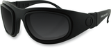BOBSTER Sport & Street 2 Convertible Sunglasses, Matte Black, Interchangeable Lenses, BSSA201AC