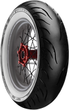 Avon Cobra Chrome AV92 Rear Motorcycle Tire, 150/80R16 Wide Whitewall, 71V, Part Number 640605