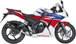 AKRAPOVIC Slip-On Line Muffler for Enhanced Performance - Carbon Fiber S-H3SO3-RC