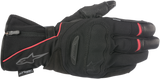 Alpinestars Primer Drystar Waterproof Motorcycle Gloves Black/Red Large - Part 3528418-13-L