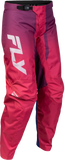 Fly Racing Women's F-16 Lift Motorcycle Pants Pink/Purple/White, Size 9/10, Part 380-83309