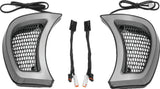Kuryakyn 2947 Tracer Headlight Vent Accents, Road Glide