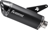 AKRAPOVIC Slip-On Line Muffler - Titanium - Black S-D8SO2-HRBL