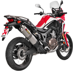 AKRAPOVIC Titanium Muffler S-H10SO16-WT for Enhanced Motorcycle Performance
