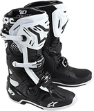 Alpinestars Tech 10 Boots Black/White US 7, EU 40.5 – Part Number 2010020-12-7