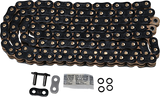 EK 520 ZVX3 Sportbike Chain, 120 Links, Black and Gold, Part Number 520ZVX3-120KG