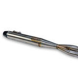 Sawicki M8 FLT Full Brushed Stainless Steel Exhaust System with Black End Cap, Part Number 930-02608