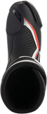 Alpinestars SMX Plus Motorcycle Boots Black/White/Red Fluorescent, US 11.5 / EU 46, Part Number 2221019-1231-46