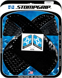 STOMPGRIP Volcano Tank Grips for Honda CBR 2013–2025, Black, Part 55-10-0024B