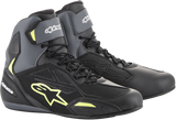 Alpinestars Faster-3 Drystar Shoes Black/Gray/Yellow, US 7, Model 2540719175-7