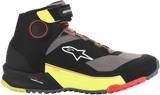 Alpinestars CR-X Drystar Motorcycle Shoes Black/Red/Fluorescent Yellow, US 14 / EU 48, Part Number 2611820153814