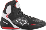 Alpinestars Faster-3 Motorcycle Riding Shoes Black/White/Red, US 9.5 / EU 42.5, Part 2510319123-9.5