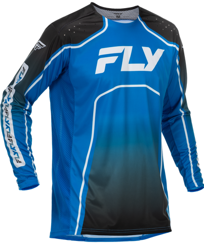 Fly Racing Youth Rayce Bicycle Jersey Blue/Black/White Ys - Part Number 379-051YS
