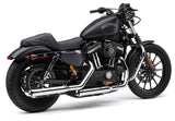 Cobra 6086 3-Inch NH Series Chrome Slip-On Mufflers for Harley-Davidson Sportster