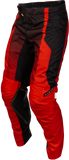Fly Racing Kinetic Fade Motorcycle Pants Red/Black/White, Size 38, Part Number 380-53138