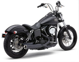 COBRA 6468B PowrPro RPT 2-in-1 Black and Chrome Exhaust Tip for Dyna 12-17