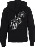 FLY RACING Youth DBK Wheelie Hoodie, Black, YM, 325-00086YM