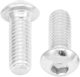 BOLT Button Head Allen Bolts M6 x 1.0 x 16 mm, 10-Pack, Part 024-40616
