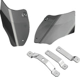 Kuryakyn Smoke Saddle Shields Heat Deflectors, 00-17 Softail, Part 1186