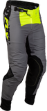 Fly Racing Lite Flake Motorcycle Pants Grey/Hi-Vis/Black, Size 28, Part Number 380-73128