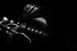 Kuryakyn 5 in. Skeleton Hand Mirrors, Black/Black, Model 1758