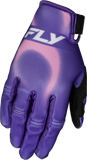 FLY RACING Youth Kinetic Torch Gloves Purple/Pink YL 380-518YL