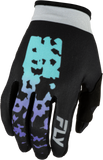 FLY RACING XL Lite Flake Gloves Black/Grey/Multi 380-710X