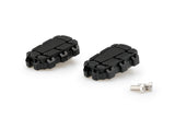 PUIG Enduro 2.0 Black Adjustable Motorcycle Footpegs, Part Number 20851N