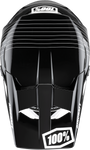 100% Aircraft Helmet - Silo - Black - XL 80001-00005