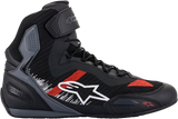 Alpinestars Faster-3 Motorcycle Riding Shoes Black/Gray/Red US 7 EU 39, Part Number 251031911657