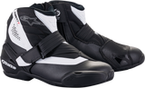 Alpinestars SMX-1 R v2 Motorcycle Riding Boots, Black/White, US 8 / EU 42, Part 2224521-12-42