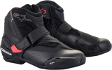 Alpinestars Stella SMX-1 R V2 Vented Motorcycle Boots Black/Pink US 7 / EU 38 - 2224121-1839-38