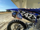 Yoshimura RS12 Muffler Decals Blue - Part Number RS12-NB013