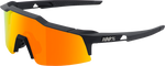 100% Speedcraft SL Sunglasses - Black - Red Mirror 60008-00005