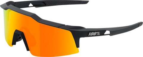 100% Speedcraft SL Sunglasses - Black - Red Mirror 60008-00005