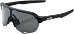 100% S2 Sunglasses - Soft Tact Black - Smoke Lens 60006-00000