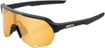 100% S2 Sunglasses - Black - Gold 60006-00003