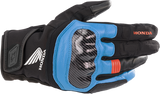 Alpinestars Honda SMX Z Drystar Motorcycle Gloves, Black/Blue/Bright Red, 3XL, Part Number 3527321-1737-3X