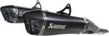 AKRAPOVIC Slip-On Series Muffler - Titanium and Carbon Fiber - Black for S-S13SO4-HRAATBL