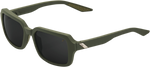 100% Rideley Sunglasses - Green - Black 61044-265-01