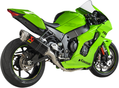 AKRAPOVIC Evolution Line Exhaust System with Carbon Fiber Muffler for Racing Bikes * Part S-K10E10-RC