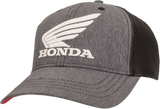 Honda Apparel Utility Hat Gray, Black and Red, Curved Bill, NP21A-H1829