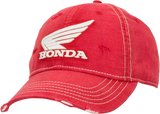 Honda Apparel Honda Race Hat with Curved Bill, Red, NP21A-H1830