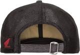 Honda Apparel Utility Hat Gray, Black and Red, Curved Bill, NP21A-H1829
