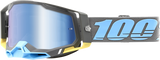 100% Racecraft 2 Trinidad Goggle with Blue Mirror Lens, Part Number 50010-00008