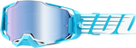100% Armega Goggle - Oversized Sky - Blue Mirror Lens 50005-00010